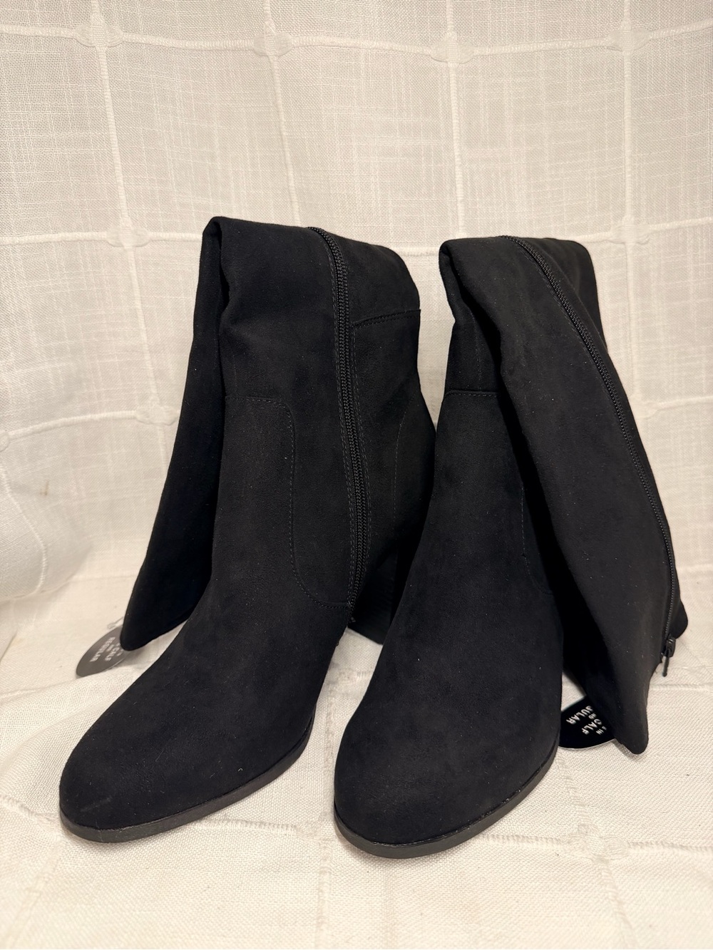 NWT Style & Co Addyy Black Knee High Block Heel Boots Women’s 11M